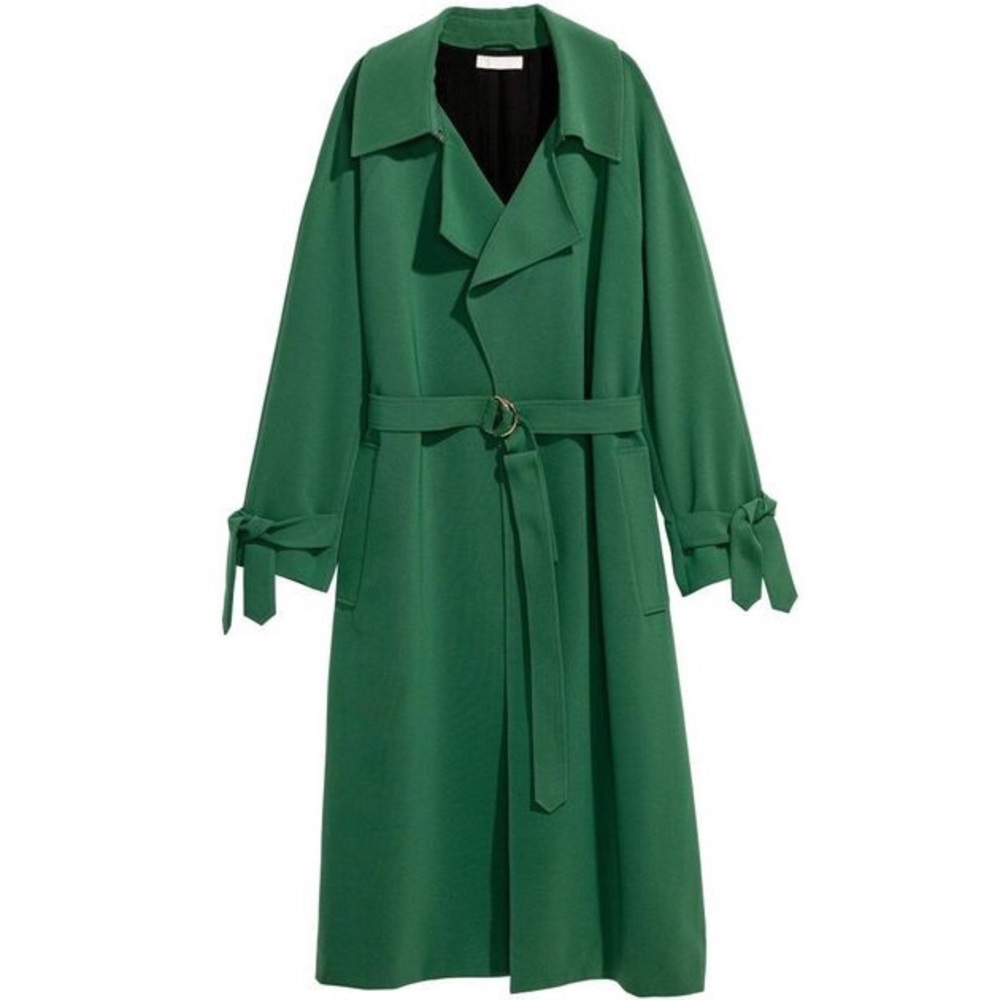 H&M Emerald Green Trench